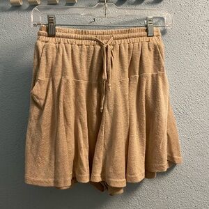 Tan Cotton Skort
